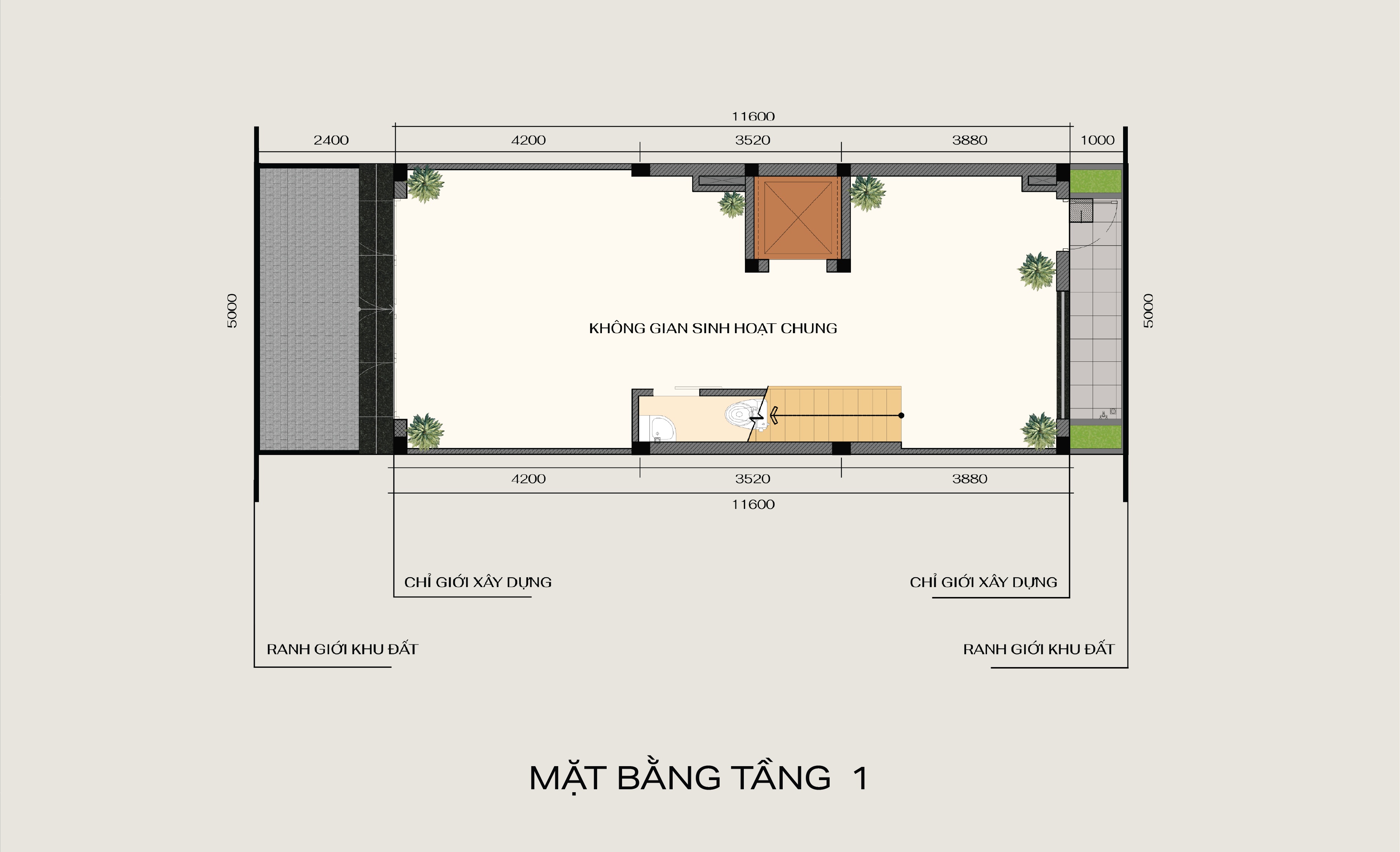 Layout căn điển hình Hanoi Oriental Mẫu A1