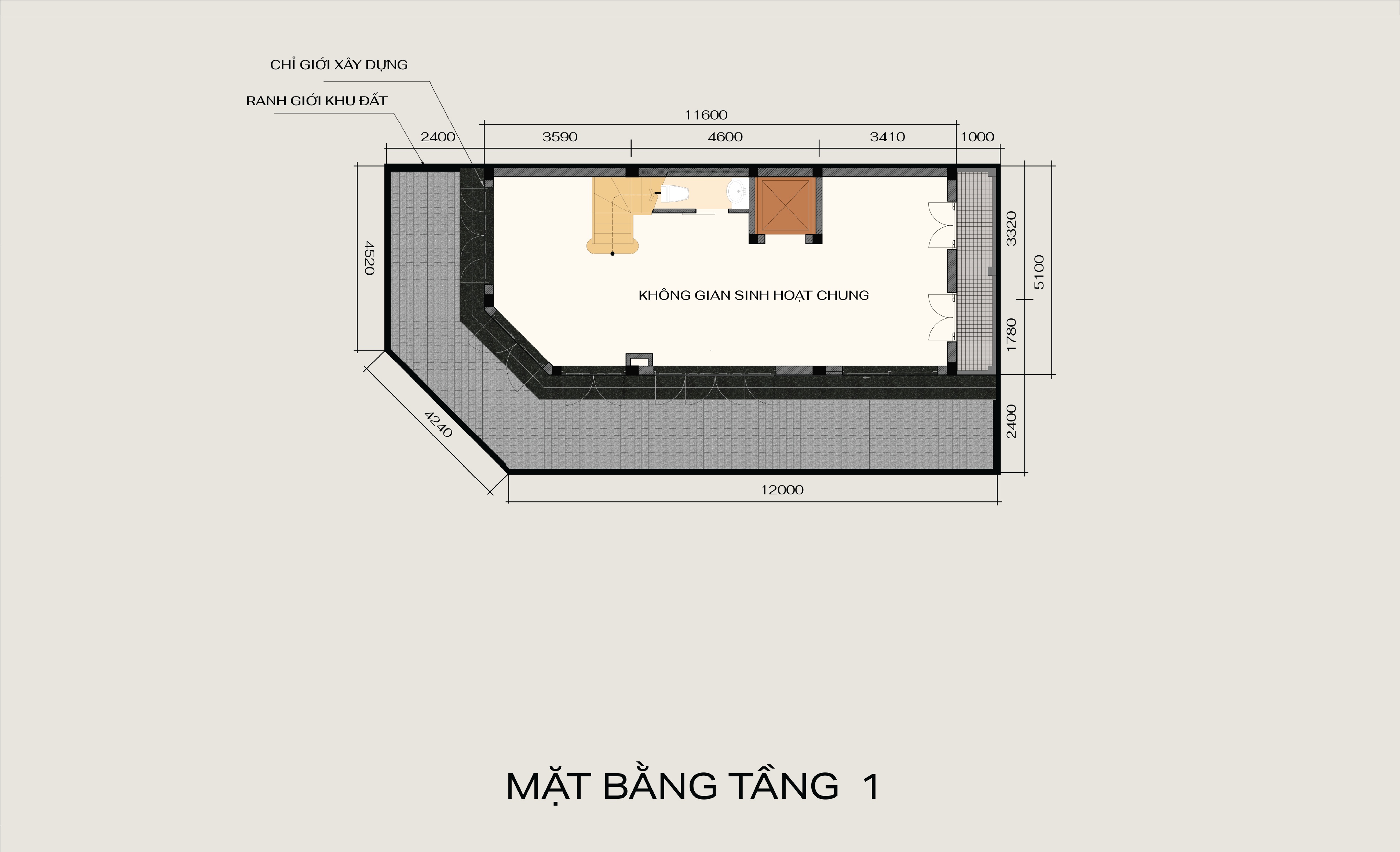 Layout căn điển hình Hanoi Oriental Mẫu B1